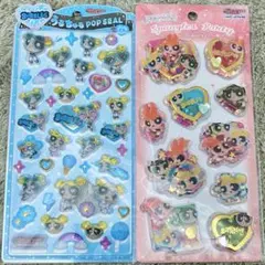 パワーパフガールズ シールセット 2シート　うるちゅる