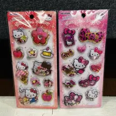 正規品‼️ スパンコールパーティー　シール　ハローキティ 2点セット