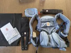 【美品】エルゴベビー オムニ360 クールエア　オックスフォードブルー