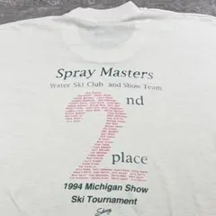 90s Spray Masters Tシャツ USA製 シングルステッチ