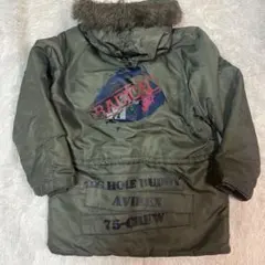 極希少限定品　AVIREX 背中アートミリタリーフライトジャケット　L