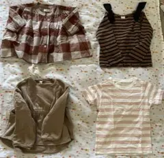 キッズ服 110cm 長袖・タンクトップ 6 点セット　女児