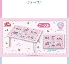 キキララ テーブル 一番くじ
