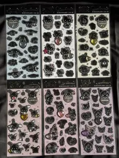 サンリオ キラキララインストーンシール 6種コンプリートセット