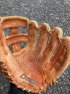 ビンテージSSK 野球グローブ ディンプル加工 一般軟式用　エスエスケー　草野球のサムネイル