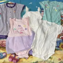 70センチ　ベビー　可愛い　ロンパース 5点