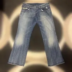 さ*様 DIESELブーツカットデニム 34 デニムブルー