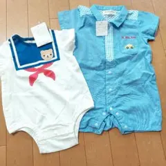 キムラタン　60 70 ロンパース　ボディ　シシュノン