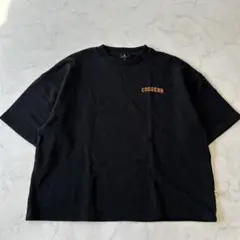 モノマート CODDERR 大きなサイズ XL 半袖 Tシャツ ロゴ刺繍 黒のサムネイル