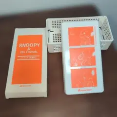 【非売品】三和銀行 スヌーピー 組み立て式 ミニバスケット 昭和レトロ 箱付き