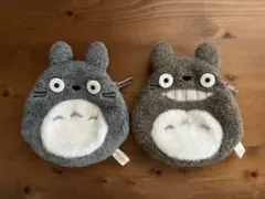 【2個セット】となりのトトロ ふんわり小銭入れポーチ ふわふわ モコモコ