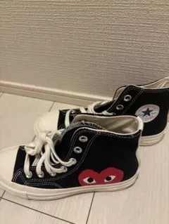 Comme des Garcon's ハイカット コンバース　靴　韓国スニーカーのサムネイル