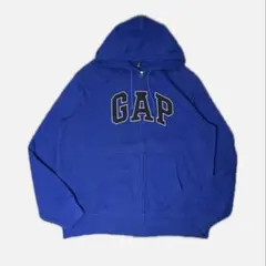 00s OLD GAP full zip up hoodie y2k 刺繍ロゴ
