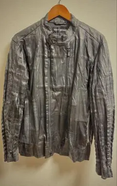 ISSEY MIYAKE イッセイミヤケ パッチワーク レザージャケット 馬革のサムネイル
