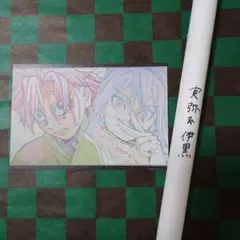 鬼滅の刃 ダイニング ポスター用 実弥＆伊黒