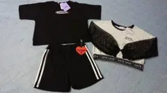 【新品タグ付】S.JENNI 半袖 Tシャツ ロンT ショートパンツ 3点セット