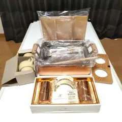 銅製品 タンブラーセット 角型おでん＆湯豆腐鍋セット まとめ販売 レトロのサムネイル