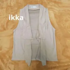 ikka スエード調ベスト ジレ ベージュのサムネイル