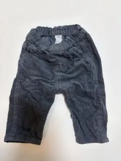 H&M コーデュロイ ボトムス EUR 74 グレー