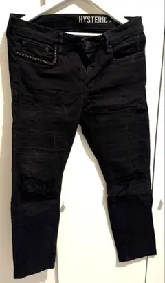 ヒステリックグラマーSPBR加工 ISKO ストレッチスキニーデニム 32