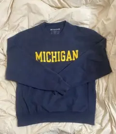 Champion MICHIGAN スウェット ネイビー