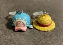 ONEPIECE ワンピース めじるしアクセサリー　チャーム ルフィ チョッパー