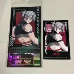 NU:カーニバル チケット風ホロステッカー 特典ミニブロマイド レイ