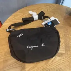 agnes b. アニエスベー　アンファン　ロゴポシェットショルダーバッグ