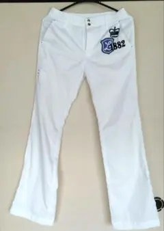 Iecoqsportif白いパンツ、裏総メッシュ