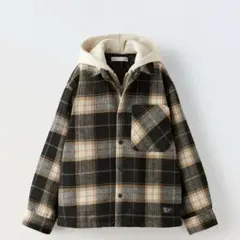 ZARA キルトチェックジャケット　ブルゾン
