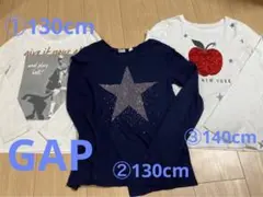 GAP ロンT 130cm &140cm 3点セット