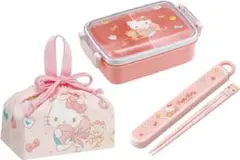 新品◆Skaterお弁当箱3点セット◆ハローキティお箸お弁当袋日本製 女の子子供