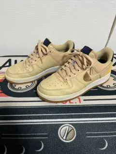 Nike Air Force 1 ベージュ/イエロー/ネイビー