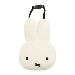 ミッフィー フェイス型 バッグチャーム ホワイト