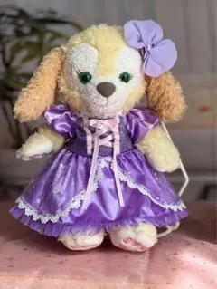 リーナベルコスチューム　クッキーアン　ステラルー着せ替え　ぬいぐるみ服　紫ドレス