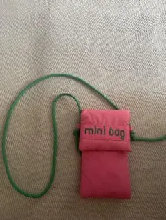 ピンク ミニバッグ スマホショルダー