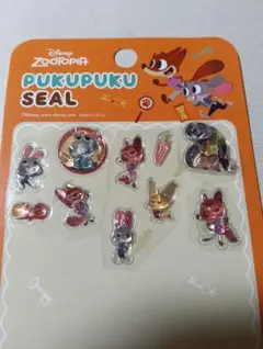 ズートピア ぷくぷく シール おすそ分け