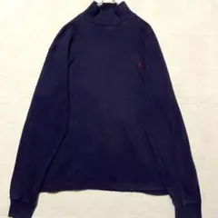 【希少✨】ポロバイラルフローレン ハイネック スウェット ネイビー L