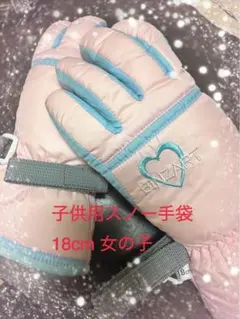 BIZART 子供用スノー手袋 18cm ピンク 幼児 madoo様用