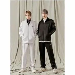 TREASURE FCMM アサヒ 着用 トラックパンツ Mサイズ 白 ジャージ