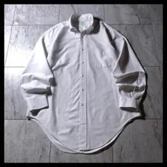 USA製 Brooks Brothers makers BDシャツ 白 緑タグ