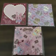 新品♡ Twinkle Etoile スクエアメモ♬.*゜3点まとめ売りのサムネイル