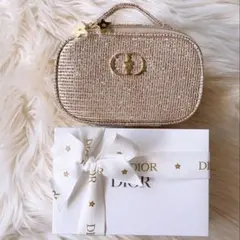 DIOR ディオール ゴールドポーチ クリスマスコフレ 2025 ノベルティ