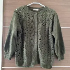 未使用　samansa Mos2のナチュラルカーディガン