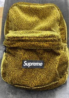 【美品・20AW】Supremeベルベット レオパード バックパック リュックのサムネイル