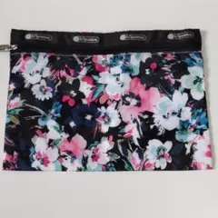 LeSportsac 花柄フラットポーチ エクラ付録