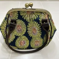 ミナペルホネン がま口ポシェット twins anemone ハンドメイド - メルカリ