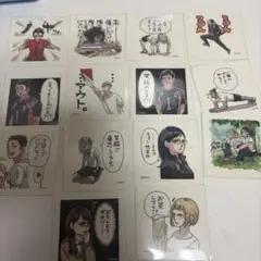 ハイキュー スクエアステッカー 14枚セット