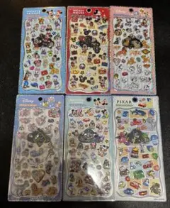【国内正規品】プチドロップステッカー　ディズニー　6点セット
