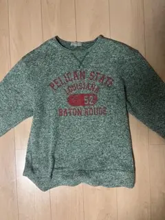 US製　古着　トレーナー　スウェット　グリーン